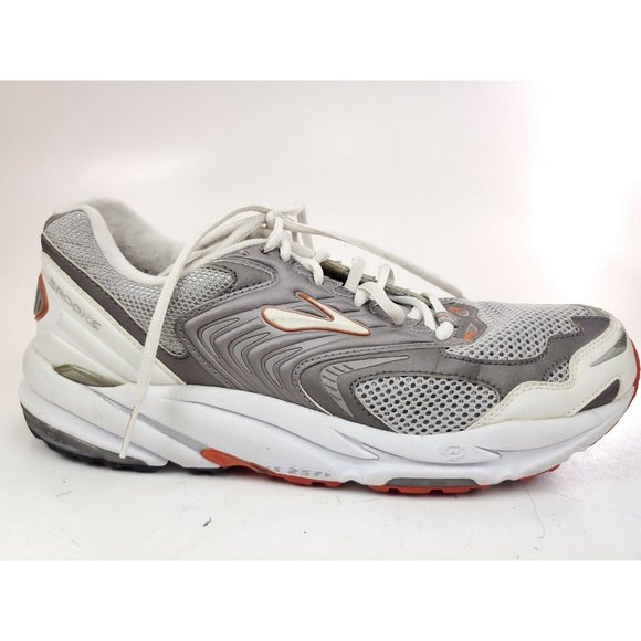 Brooks S-257 Men\'s Size 11 M Running Shoes White Gray Orange main image 10